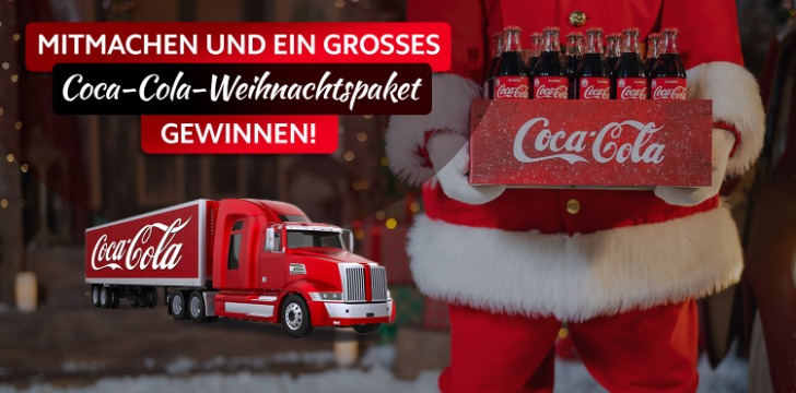 Coca Cola Weihnachtspaket gewinnen