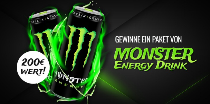 Monster Energy Paket gewinnen