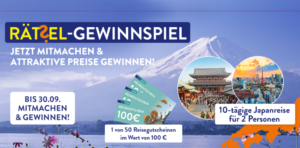 ALDI Sued Japan Raetsel Gewinnspiel