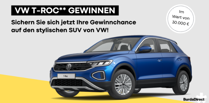 Burda Direct VW T-Roc gewinnen