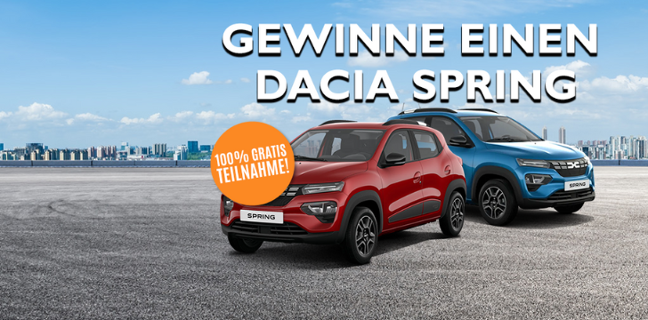 Dacia Spring gewinnen