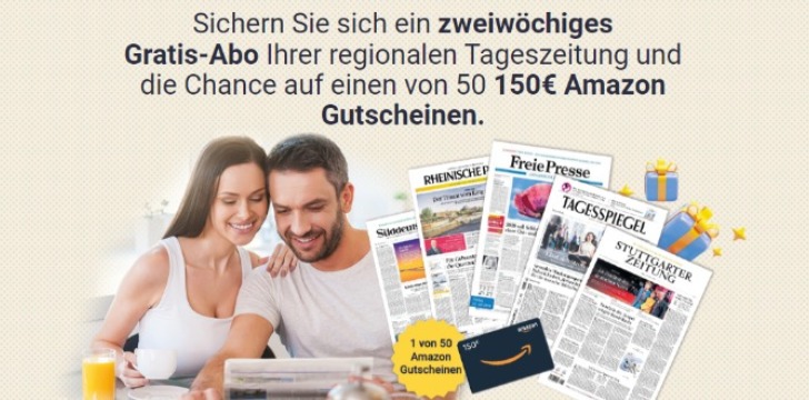 Tageszeitung24 Amazon gratis Gewinnspiel