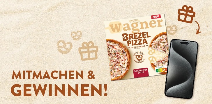 Wagner Brezel Pizza Gewinnspiel