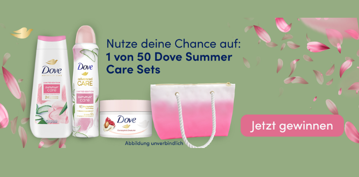 Dove Summer Care Gewinnspiel