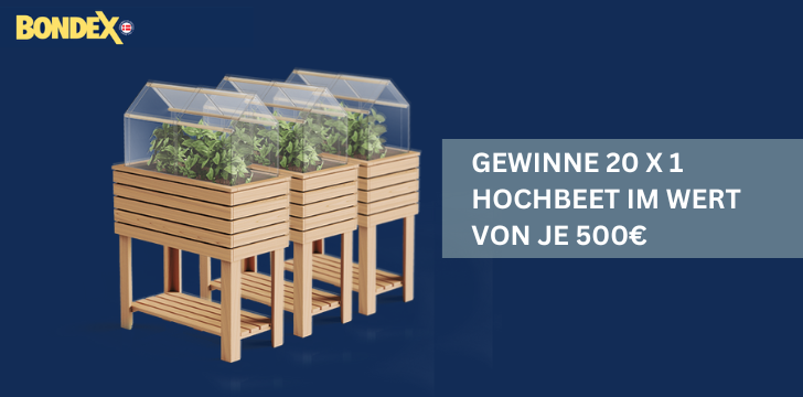 BONDEX Hochbeet Gewinnspiel