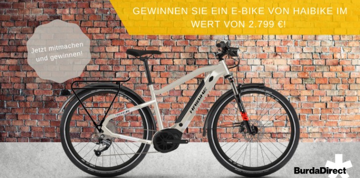 BurdaDirect E-Bike Gewinnspiel