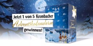 Krombacher Papier Adventskalender gratis Gewinnspiel