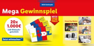 LIDL Mega-Gewinnspiel