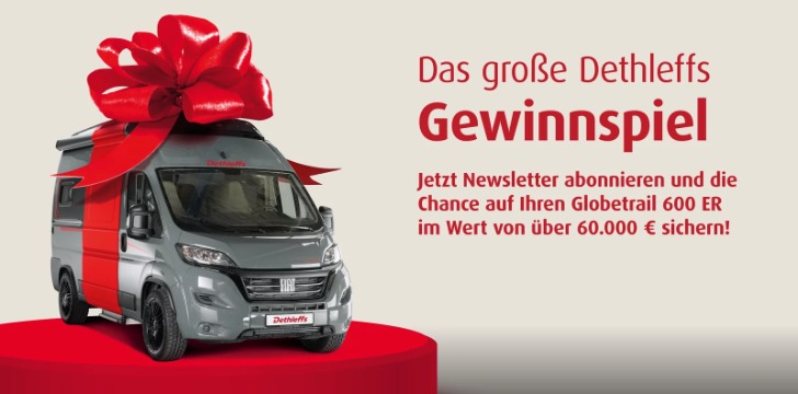 Dethleffs Wohnmbil Gewinnspiel