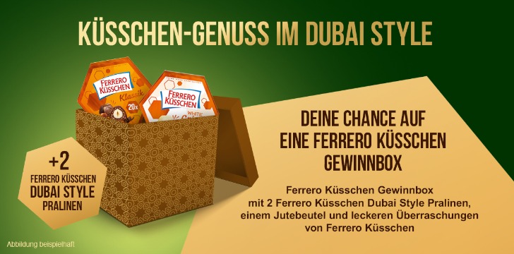 Ferrero Dubai Schokolade Gewinnspiel